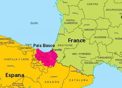 Mapa do País Basco